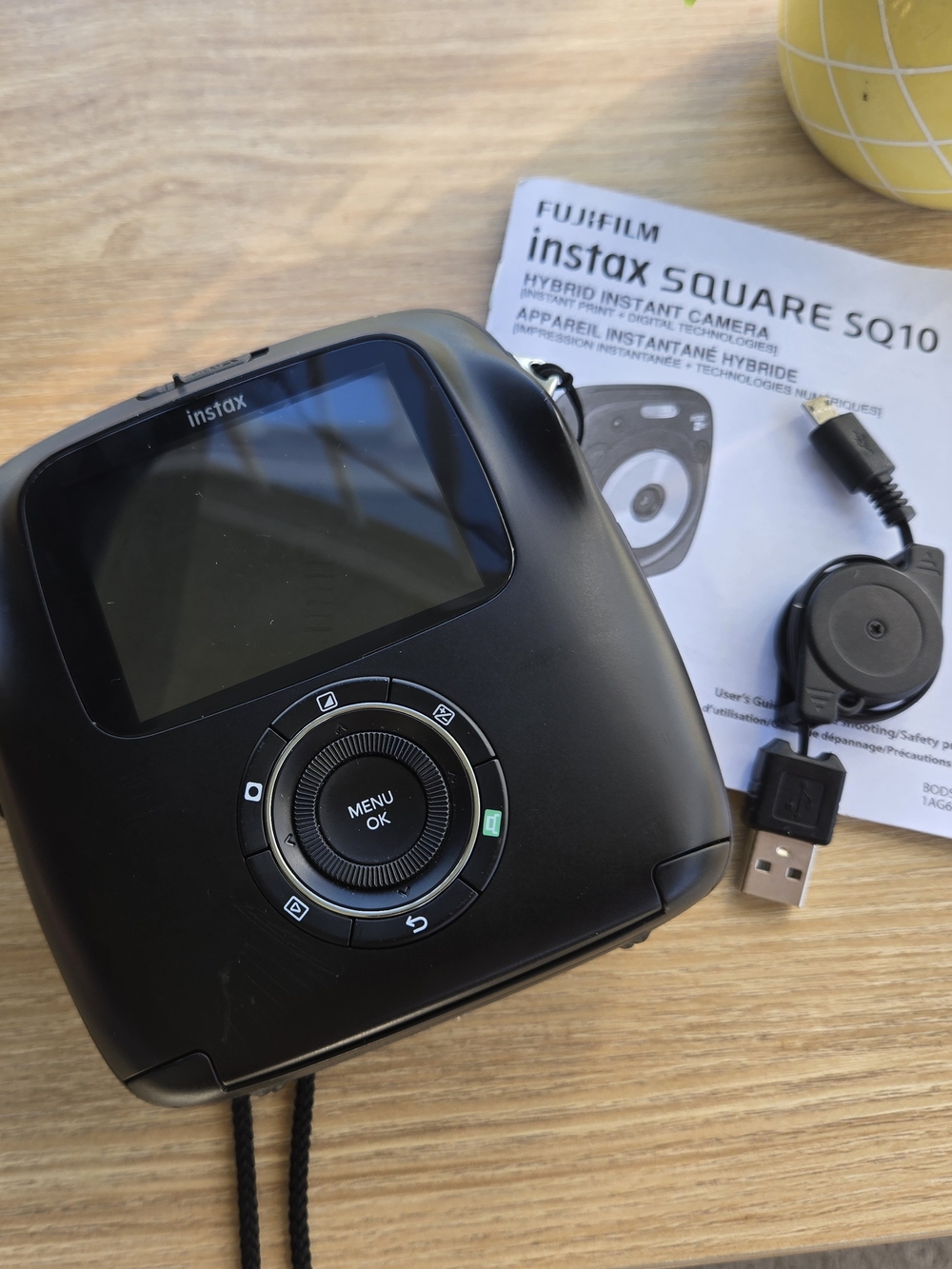Fujifilm instax Square SQ10 Hybrid Instant Camera - Black